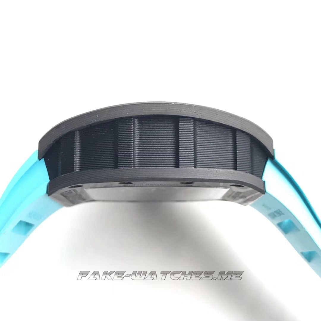 Richard Mille RM55 KV Forged Carbon Blue Skeleton Dial